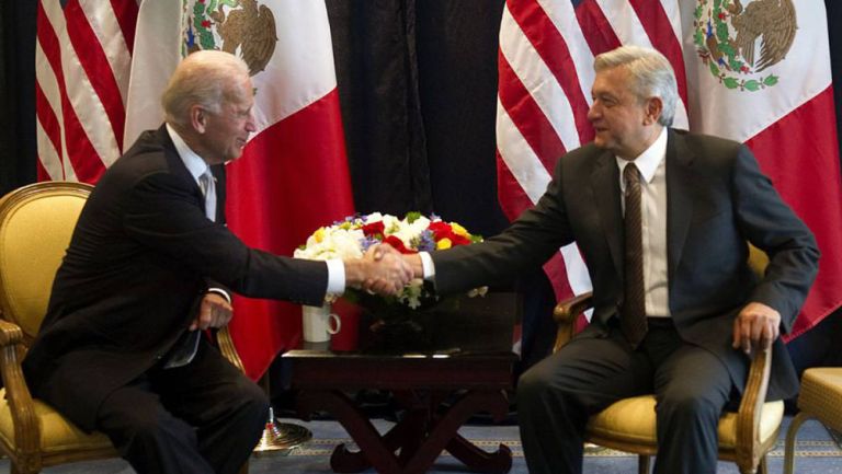 Biden y AMLO en evento