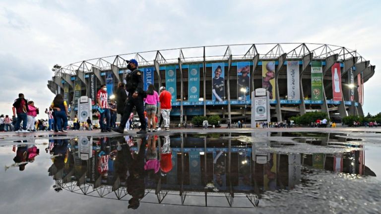 Estadio Azteca previo al Clásico Nacional