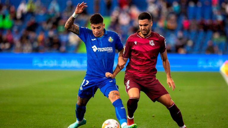 JJ Macías: El mexicano disputó un minuto en el empate del Getafe con la Real Sociedad