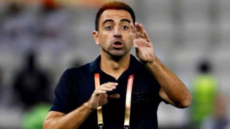 Xavi Hernández en un juego del Al-Sadd