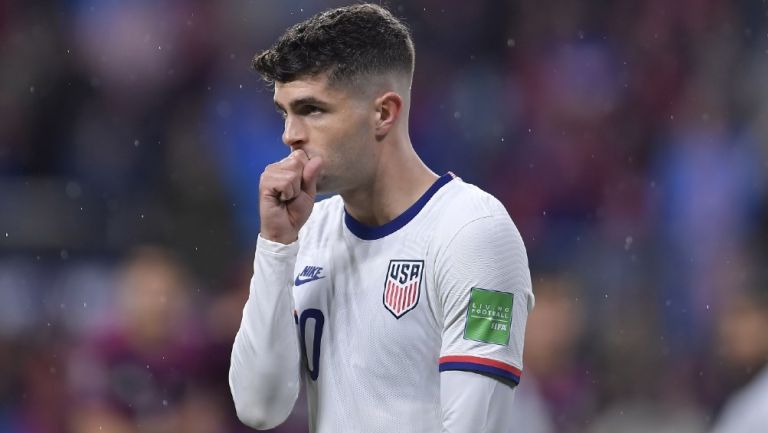 Christian Pulisic jugando con la Selección de Estados Unidos