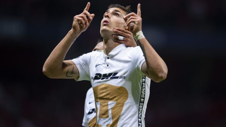 Pumas: Juan Ignacio Dinenno marcó en su 'cancha favorita'