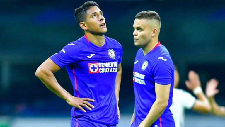 Romo y Cabecita Rodríguez con Cruz Azul