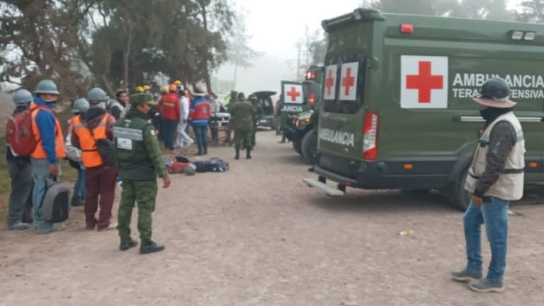 Accidente en aeropuerto de Santa Lucía