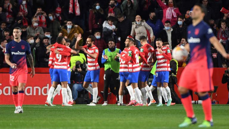 Granada, en festejo de gol