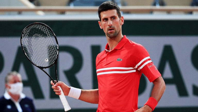 Novak Djokovic durante un torneo 