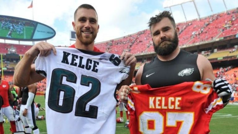 Travis y Jason Kelce en la NFL