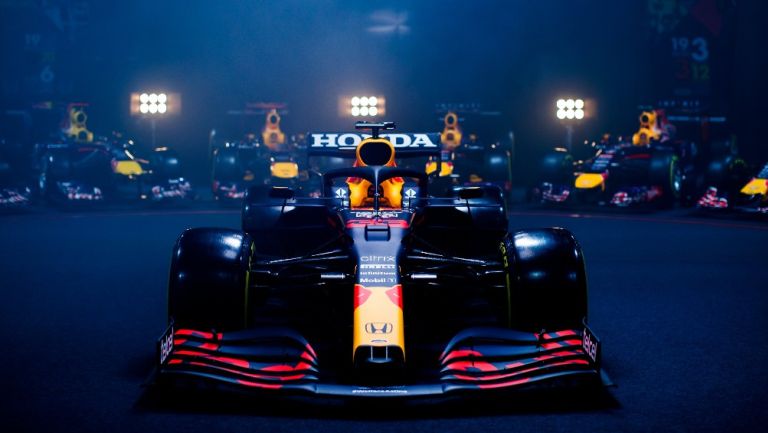 Monoplaza de Max Verstappen en Red Bull 