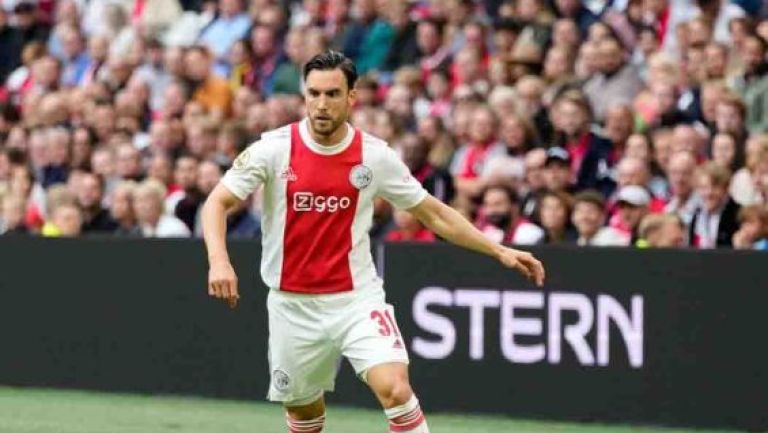 Nicolás Tagliafico, en un partido con el Ajax