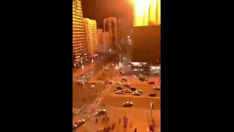 Explosión en edificio de Abu Dabi