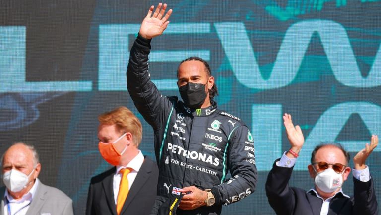 Lewis Hamilton en el GP de México