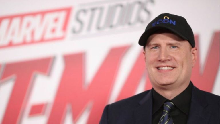 Kevin Feige en un evento de Marvel