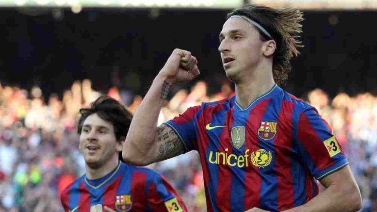 Zlatan Ibrahimovic en el Barcelona 