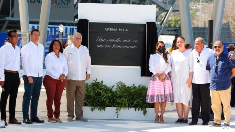 Ceremonia de inauguración de la Arena GNP Seguros