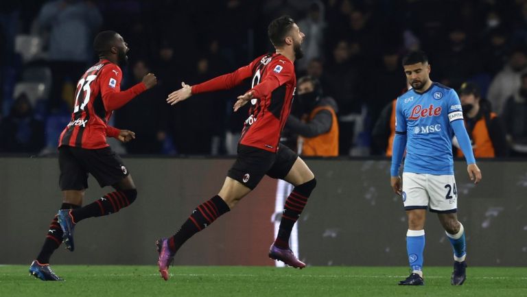 Jugadores del Milan en festejo