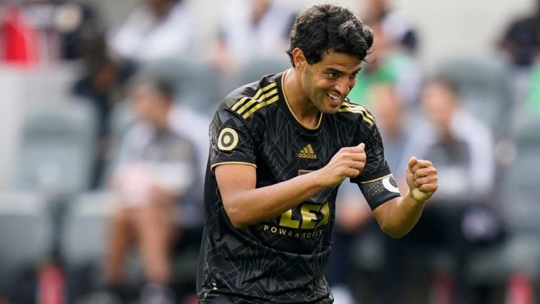 Carlos Vela festejando gol en la MLS con Los Angeles FC