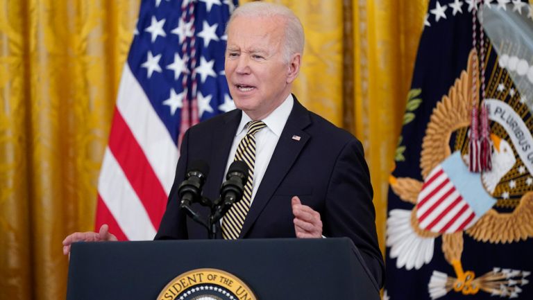 Joe Biden, en conferencia de prensa