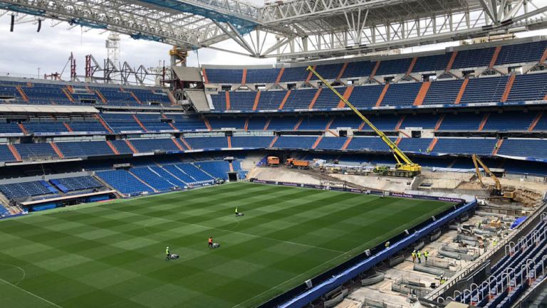 Así luce el Santiago Bernabéu con las obras