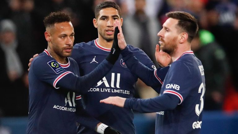 París Saint-Germain: Goleada al Lorient con anotaciones de su tridente estelar