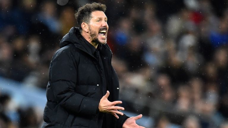 Simeone en derrota vs Manchester City