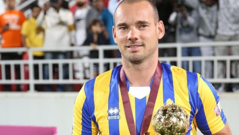 Wesley Sneijder en Qatar