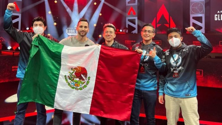 Integrantes de Luminosity en el ALGS Playoffs de Apex Legends