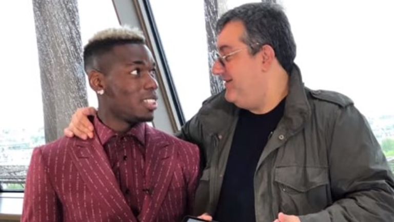 Video: Paul Pogba rindió homenaje a Mino Raiola