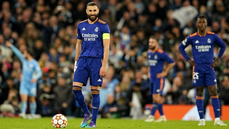 Benzema en la Semifinal de Ida vs ManCity