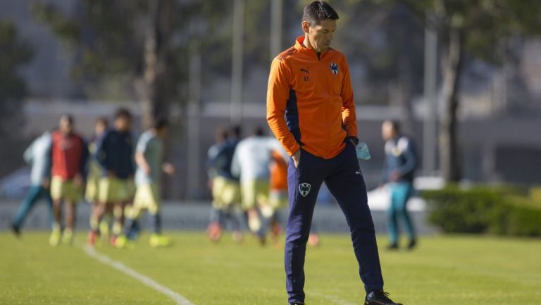 Guille Franco con la Sub 20 de Rayados