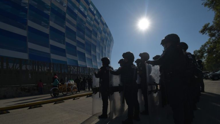 Seguridad en el Estadio Cuauhtémoc 