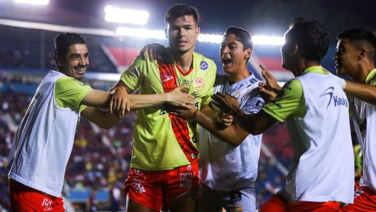 Jesús Ramírez celebra con Atlético Morelia