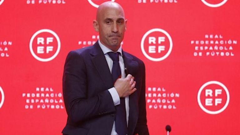 Luis Rubiales durante su gestión al frente de la RFEF