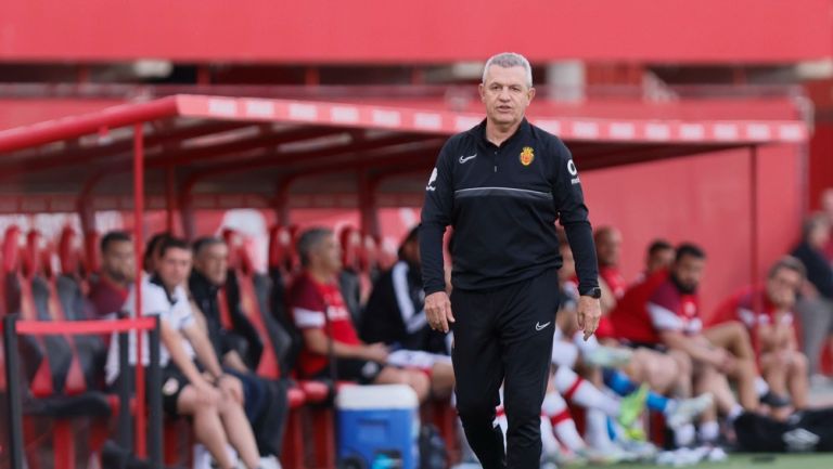 Javier Aguirre previo a un partido con el Mallorca