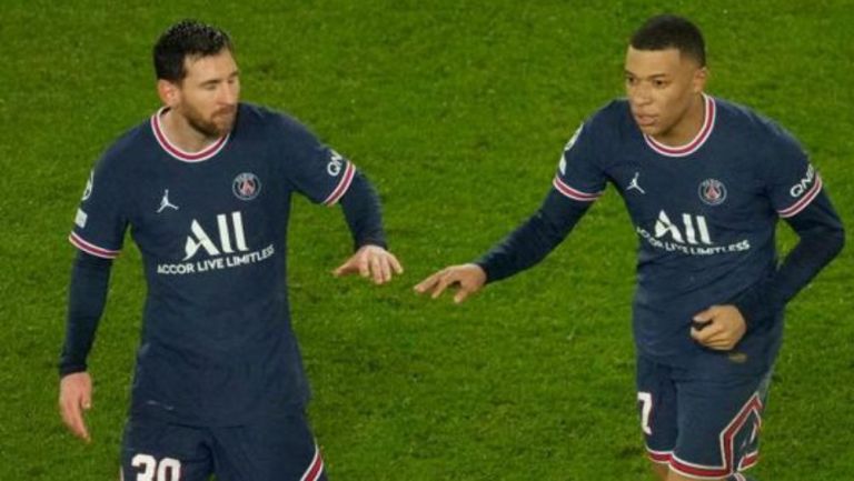 Lionel Messi y Kylian Mbappé