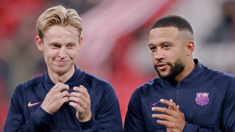 De Jong y Memphis declararon sus ganas de seguir en el Barça