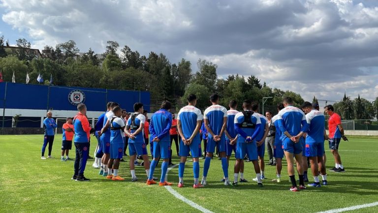 Cruz Azul durante entrenamiento