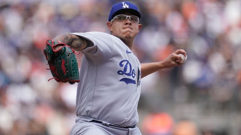 Julio Urías: Ponchó a 10, pero perdió con los Dodgers ante Giants