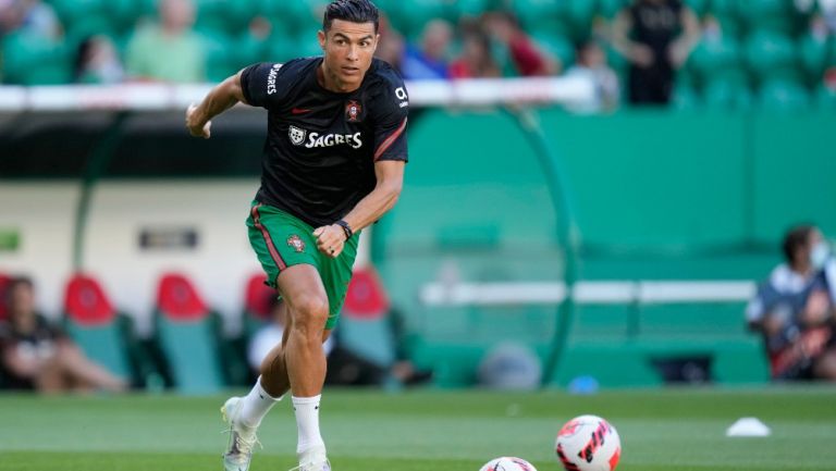 Cristiano Ronaldo jugando con la selección de Portugal