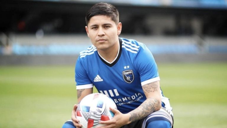 Chofis López en su presentación con San Jose Earthquakes