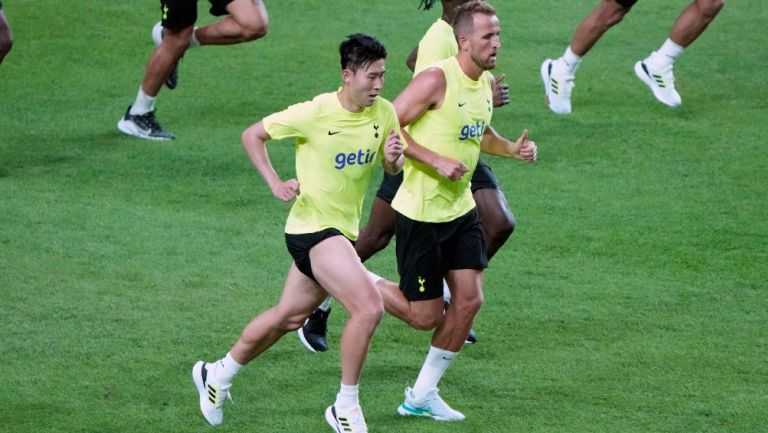 Harry Kane y Heung Min-son sufrieron los estragos del entrenamiento