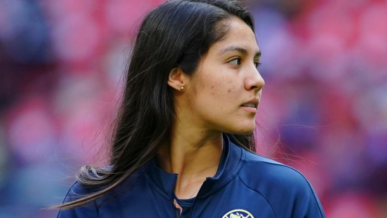 Alison González, futbolista de las Águilas del América