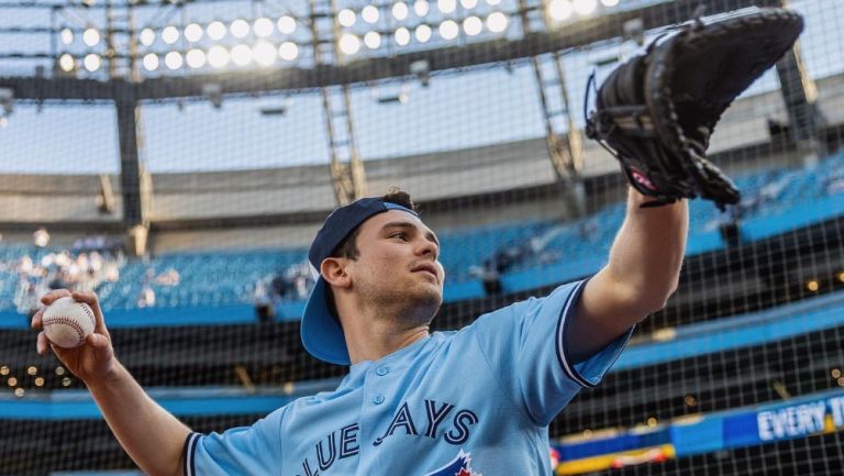 Pato O'Ward en su lanzamiento en la MLB