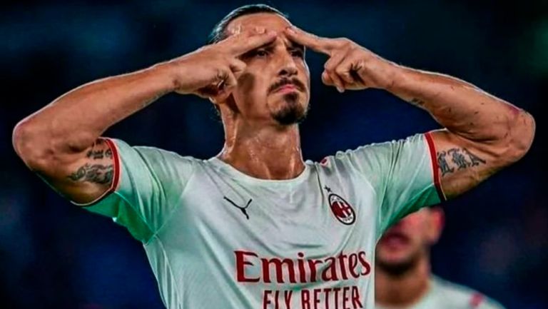 Zlatan Ibrahimovic, en festejo de gol