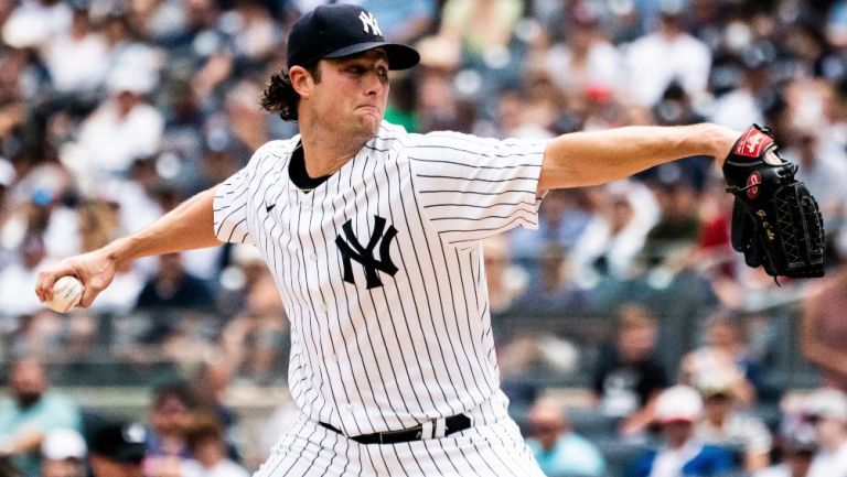 Gerrit Cole en un juego de New York