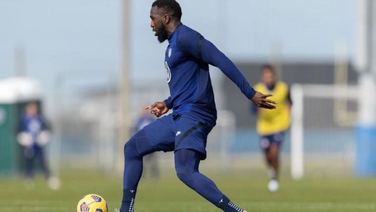 Jozy Altidore en entrenamiento con New England Revolution