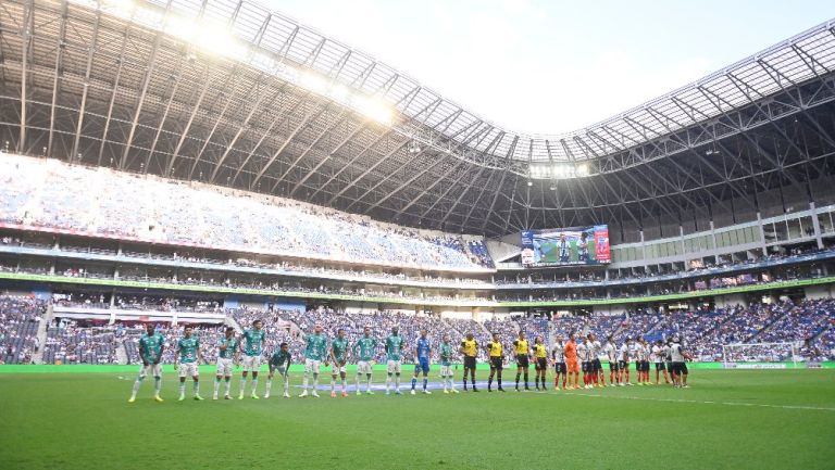 Monterrey y León previo al inicio del partido