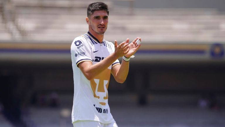 Gustavo del Prete, delantero de los Pumas de la UNAM