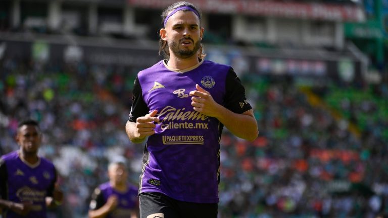 Benedetti celebrando su gol vs León