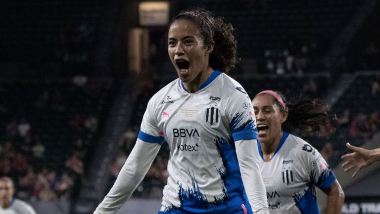 Diana García anotó el gol del empate para Rayadas