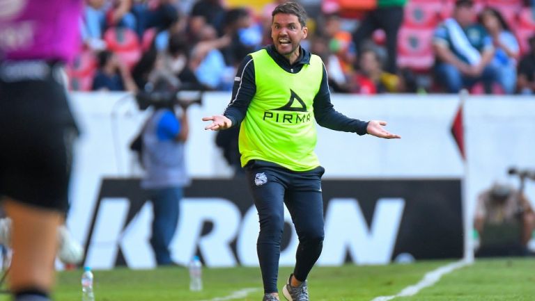 Nicolás Larcamón, técnico del Puebla